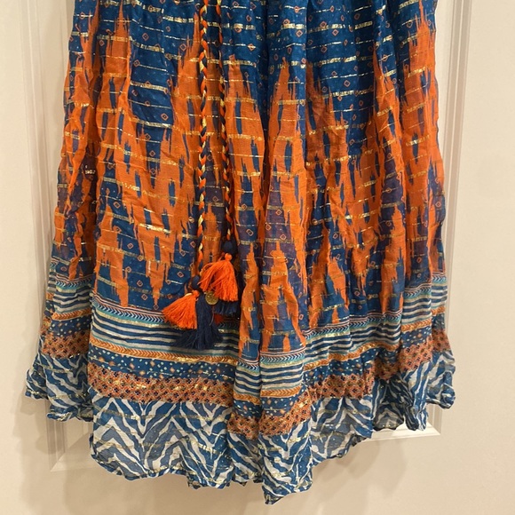 BNWT Anthropologie Verb Strapless Maxi Midi Dress Size 0 - Picture 5 of 7